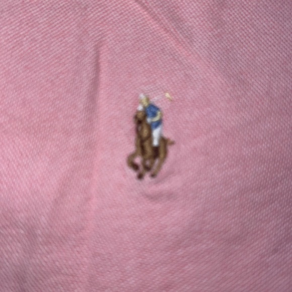 Pink Polo Long Sleeve boys size 7 - Picture 2 of 3